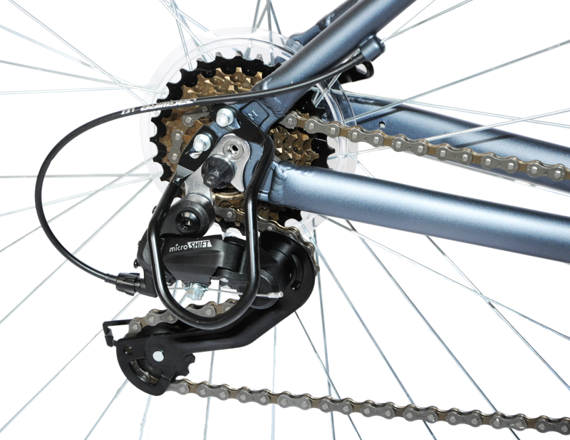 Ammaco Rapide 700c Sports Hybrid Bike Grey-4